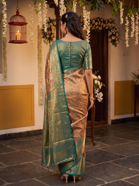 MIMOSA Maroon Saree Saree — pose 2 styling detail