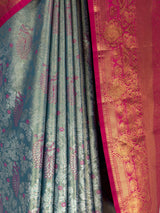 MIMOSA Sapphire Saree Saree — fleets shot full lifestyle