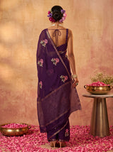 MIMOSA Jamun Jaipur Saree — pose 2 styling detail
