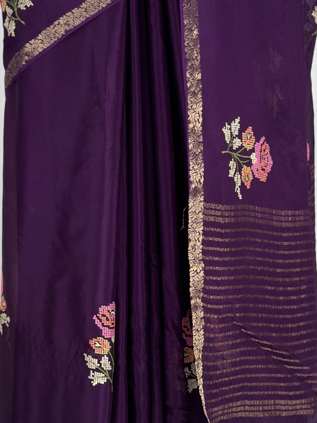 MIMOSA Jamun Jaipur Saree — fleets shot full lifestyle