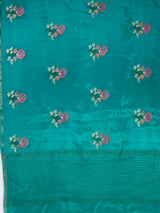 MIMOSA Rama Jaipur Saree — pallu and zari work detail