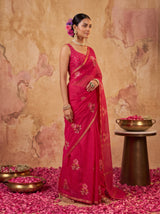 MIMOSA Rani Jaipur Saree — pose 5 styling detail