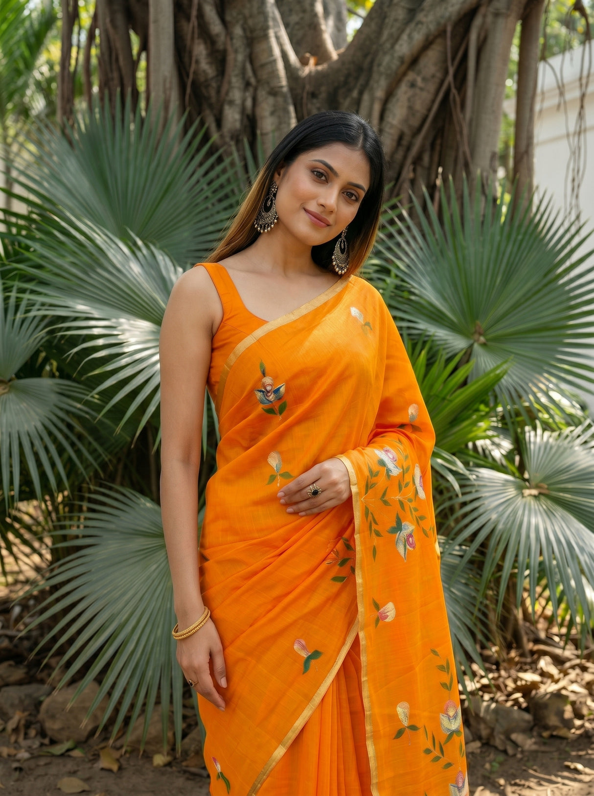 MIMOSA Saree Saree — pose 10 styling detail