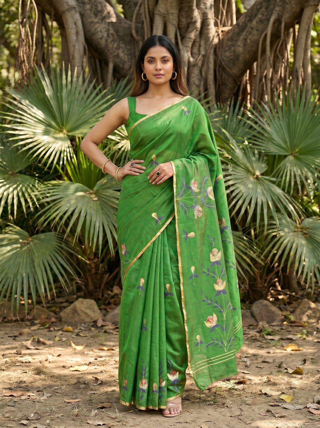 MIMOSA Saree Saree — pose 4 styling detail