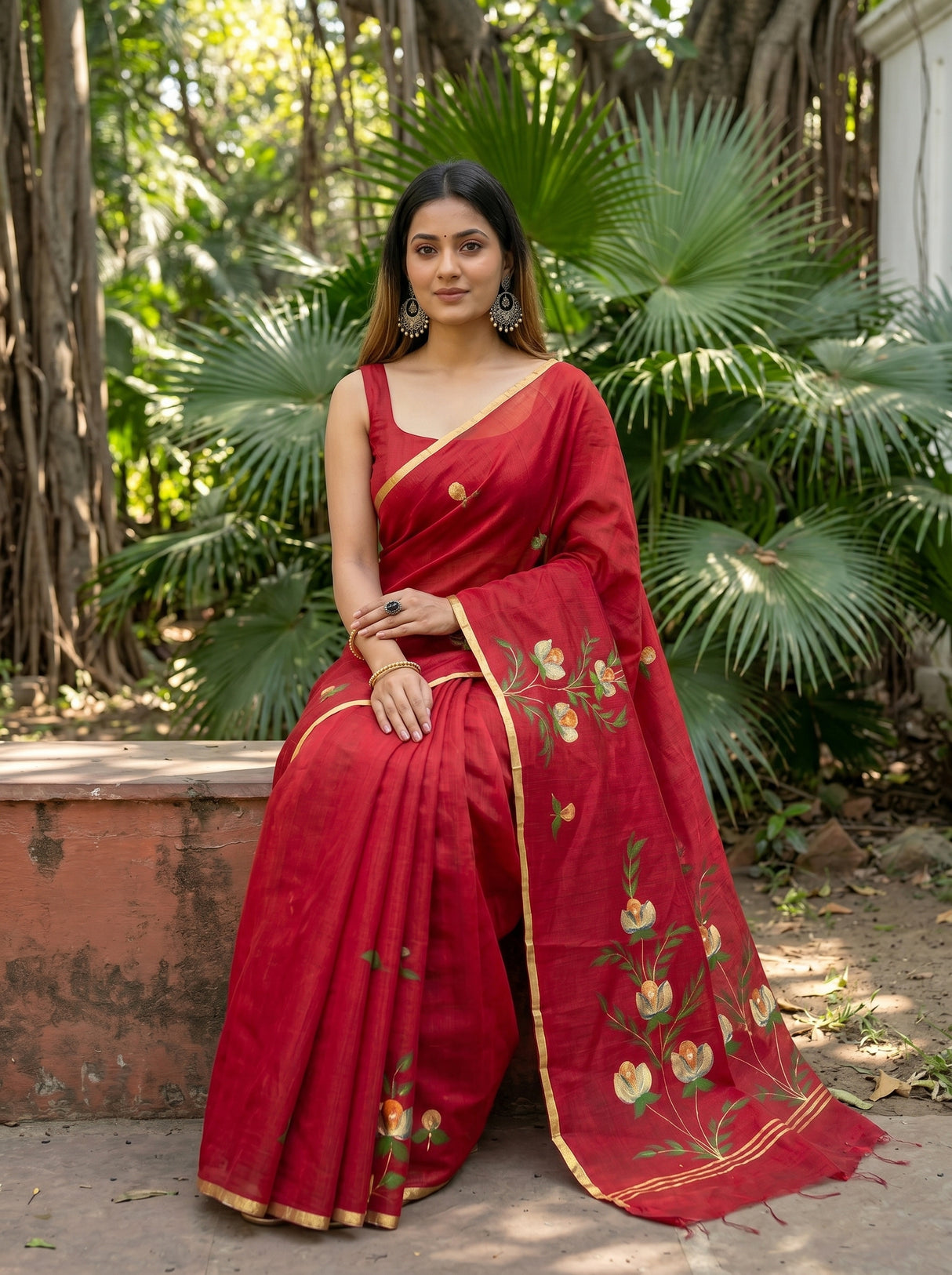 MIMOSA Saree Saree — pose 8 styling detail