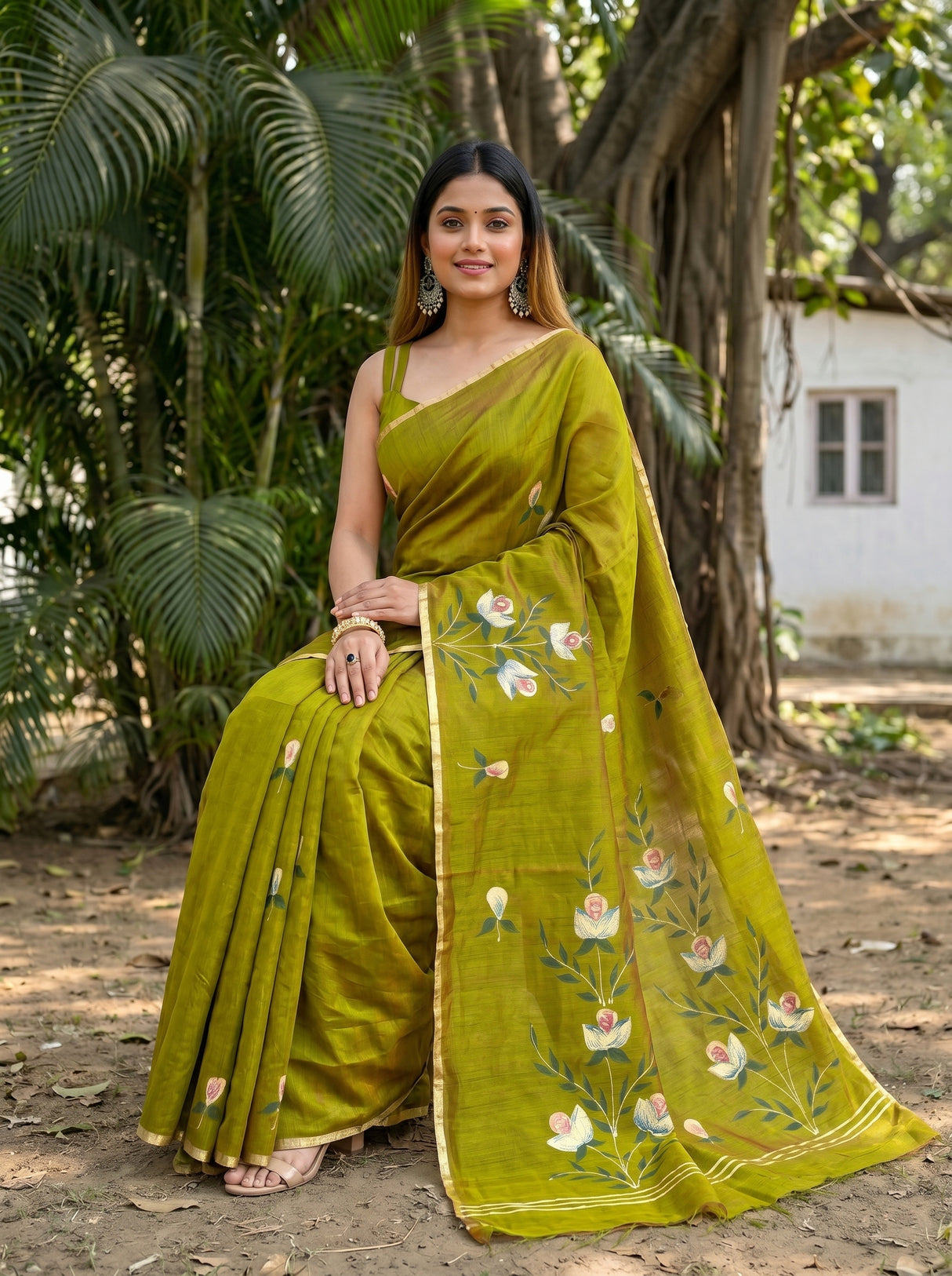 MIMOSA Saree Saree — pose 8 styling detail