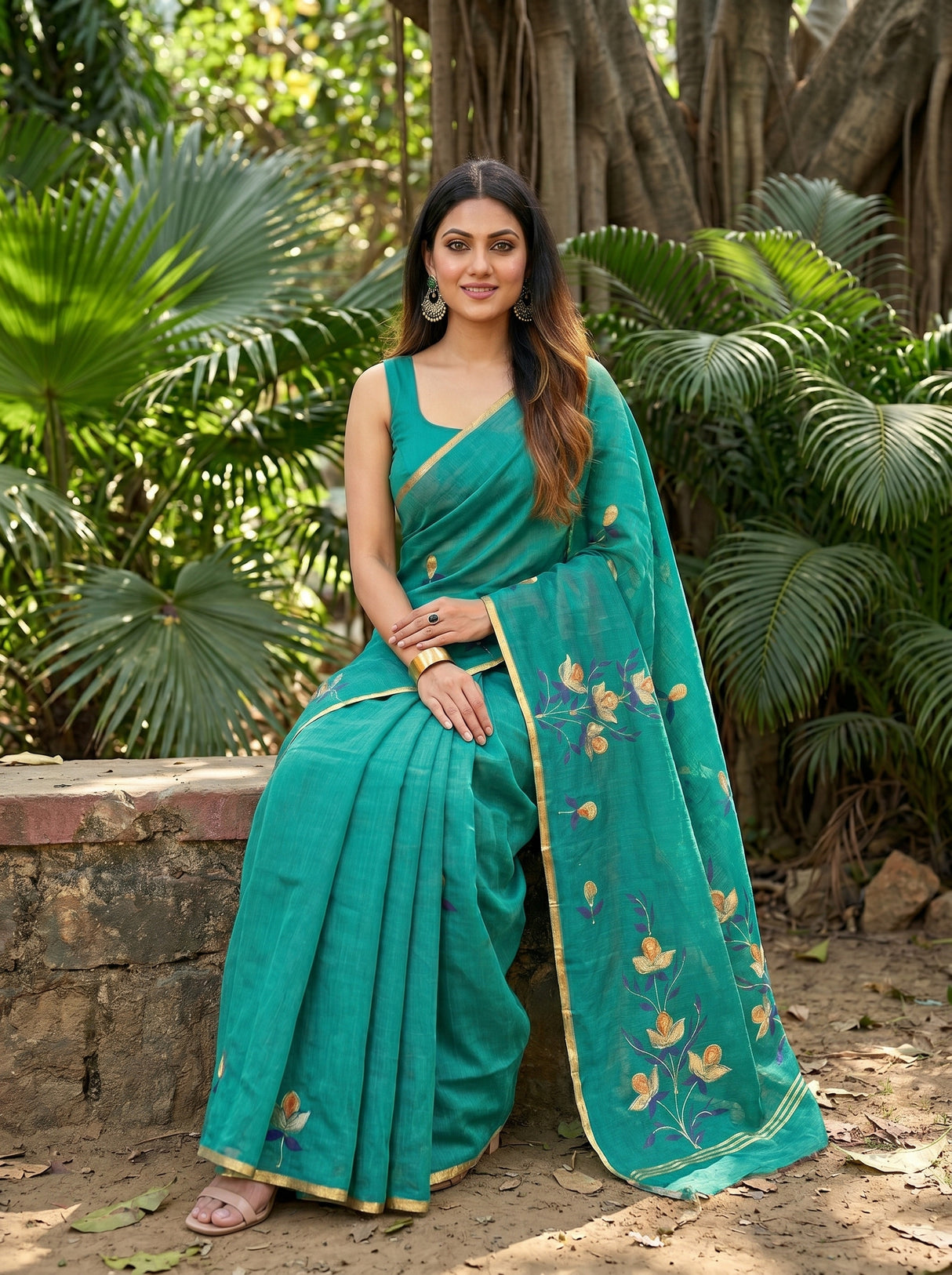 MIMOSA Saree Saree — pose 8 styling detail