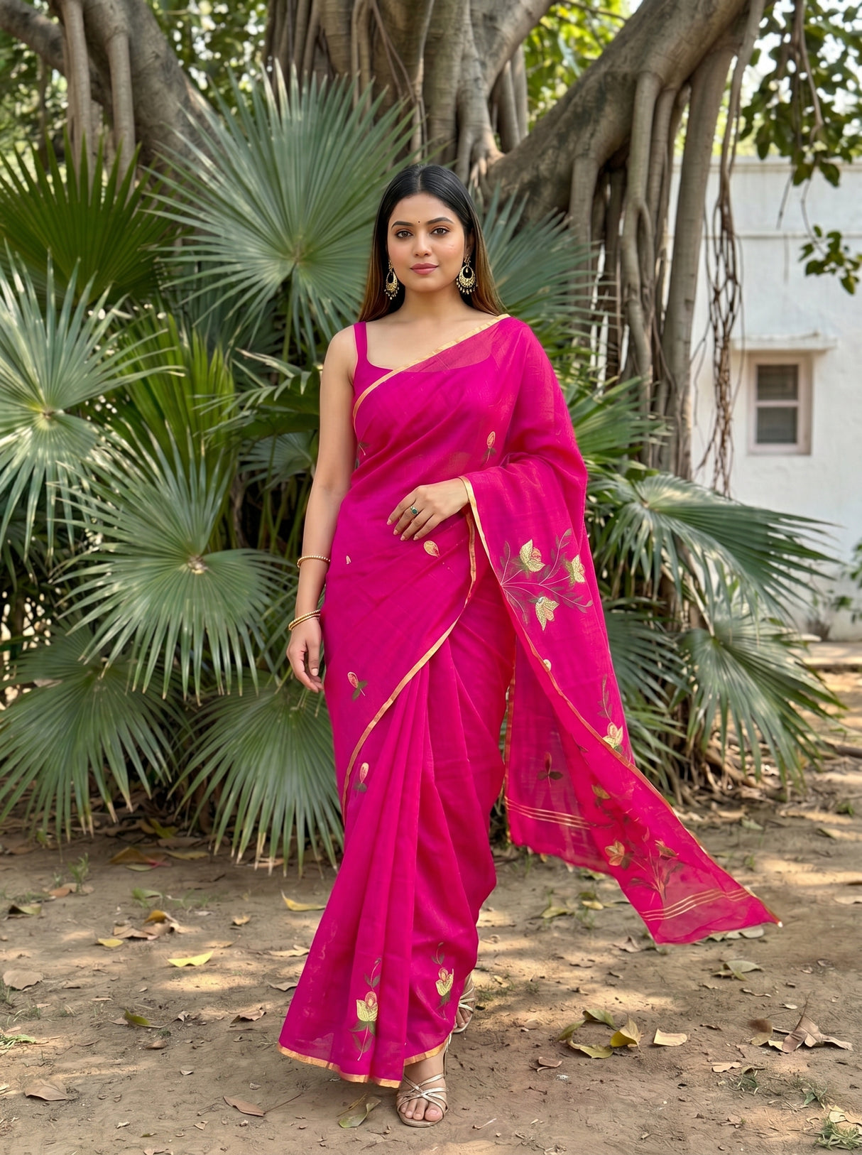 MIMOSA Saree Saree — pose 6 styling detail