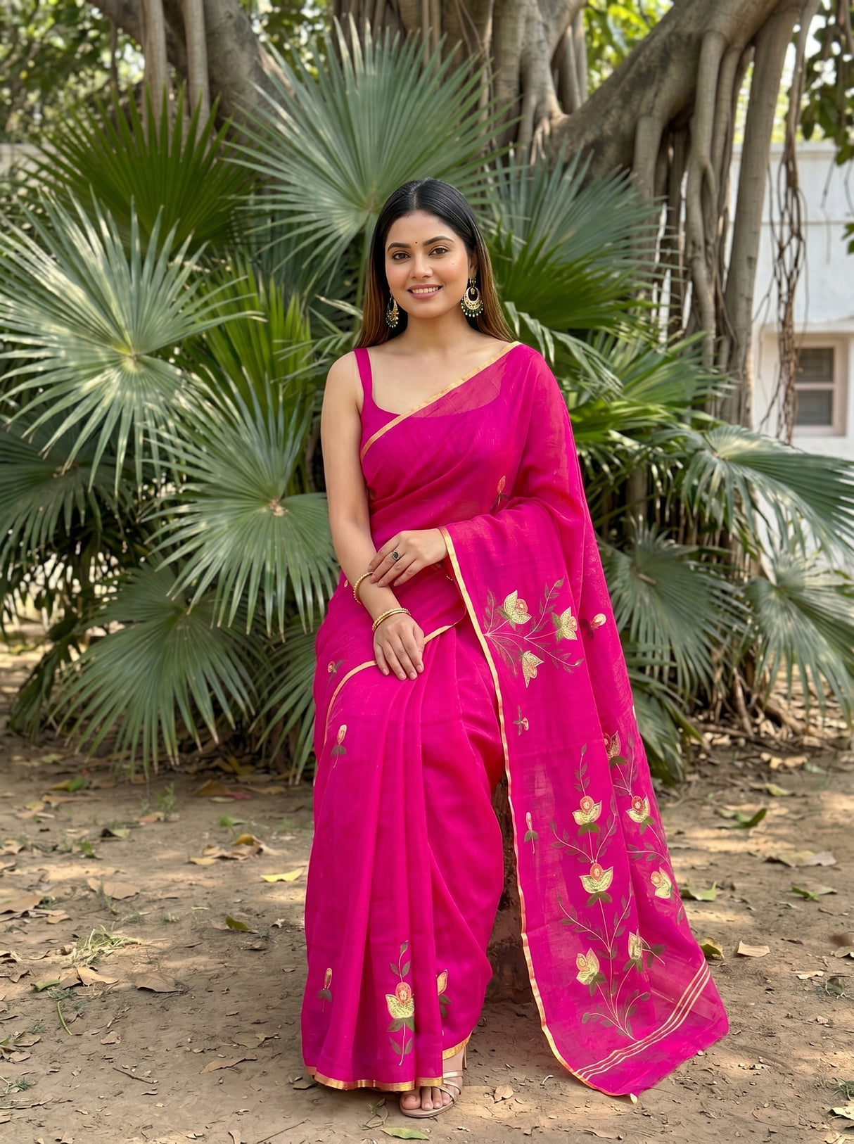MIMOSA Saree Saree — pose 8 styling detail