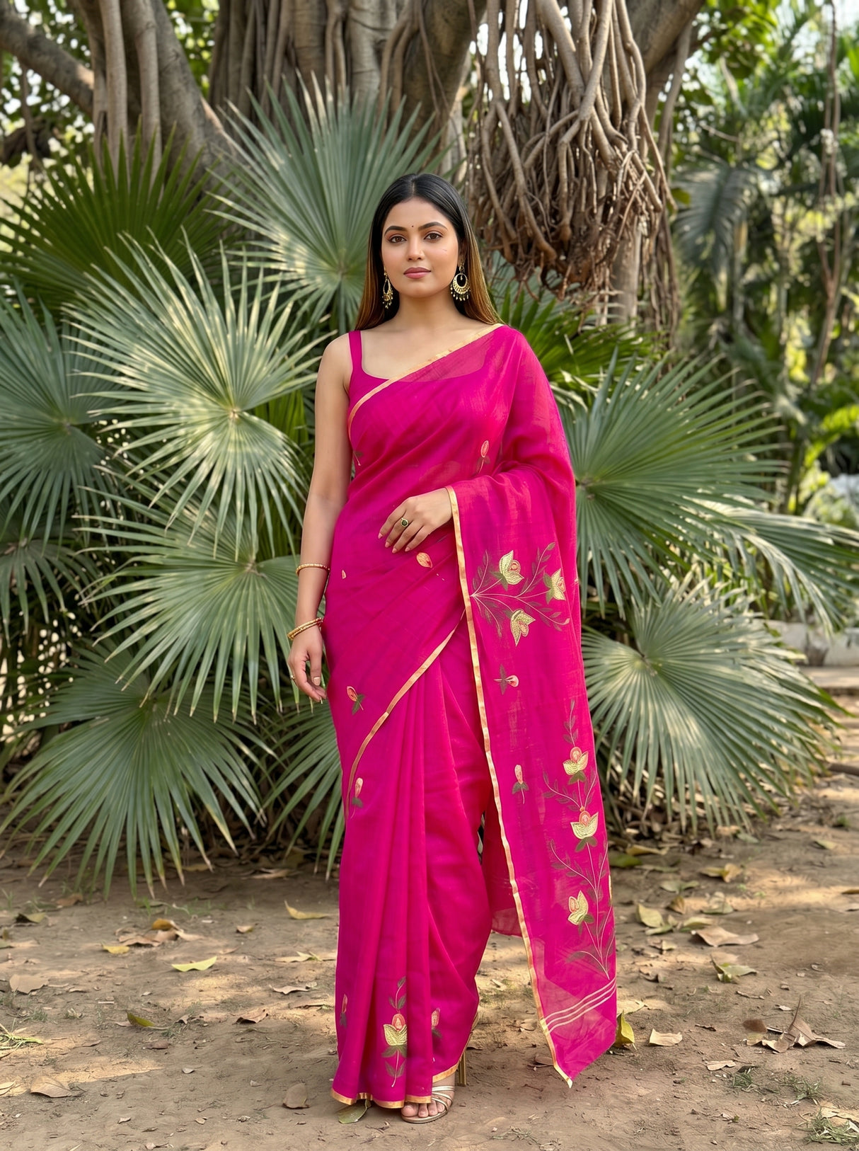 MIMOSA Saree Saree — pose 9 styling detail