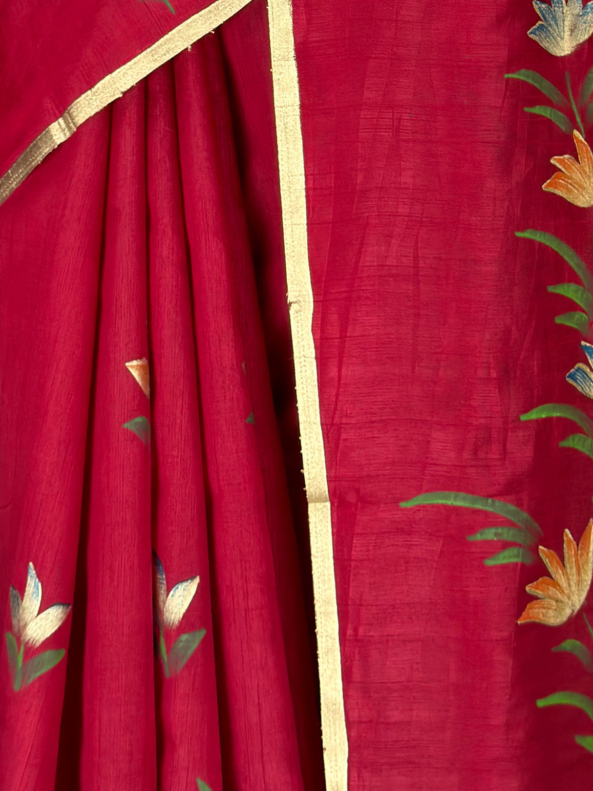 MIMOSA Maroon Banarasi Art Silk Saree — fleets shot full lifestyle