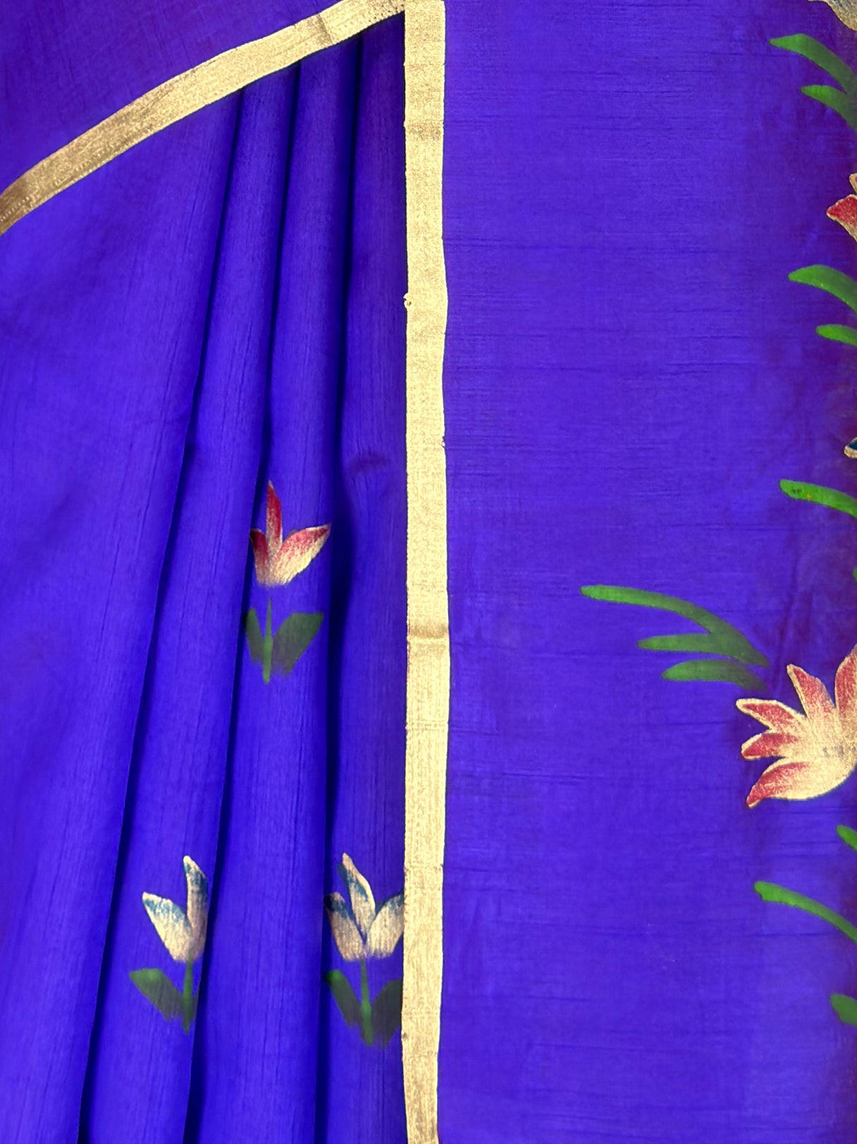 MIMOSA Violet Banarasi Art Silk Saree — fleets shot full lifestyle