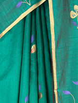 MIMOSA Rama Banarasi Art Silk Saree — fleets shot full lifestyle