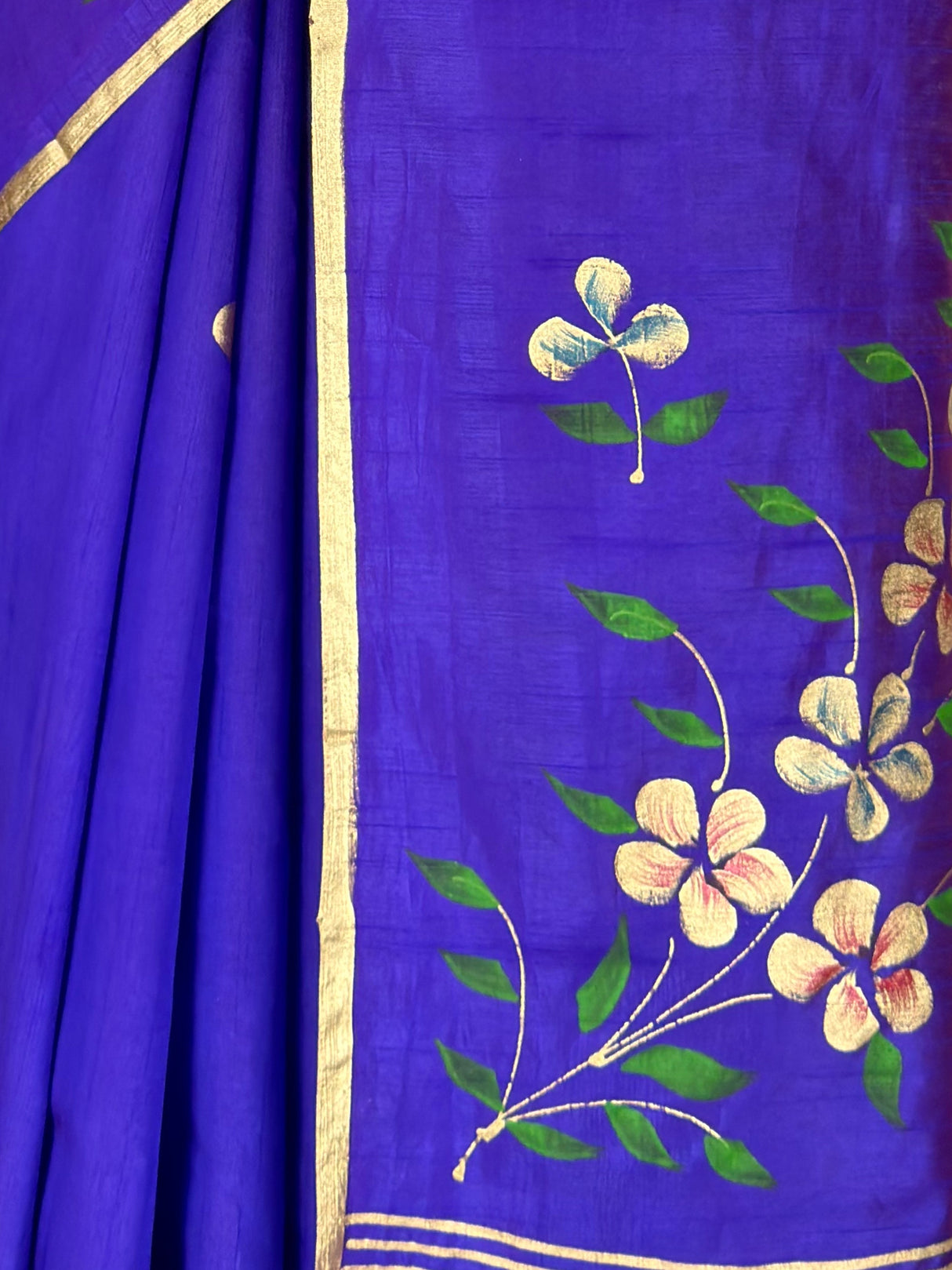 MIMOSA Violet Banarasi Art Silk Saree — fleets shot full lifestyle