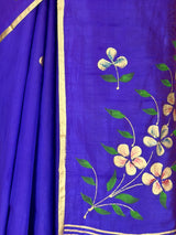 MIMOSA Violet Banarasi Art Silk Saree — fleets shot full lifestyle