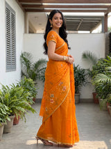 MIMOSA Saree Saree — pose 3 styling detail