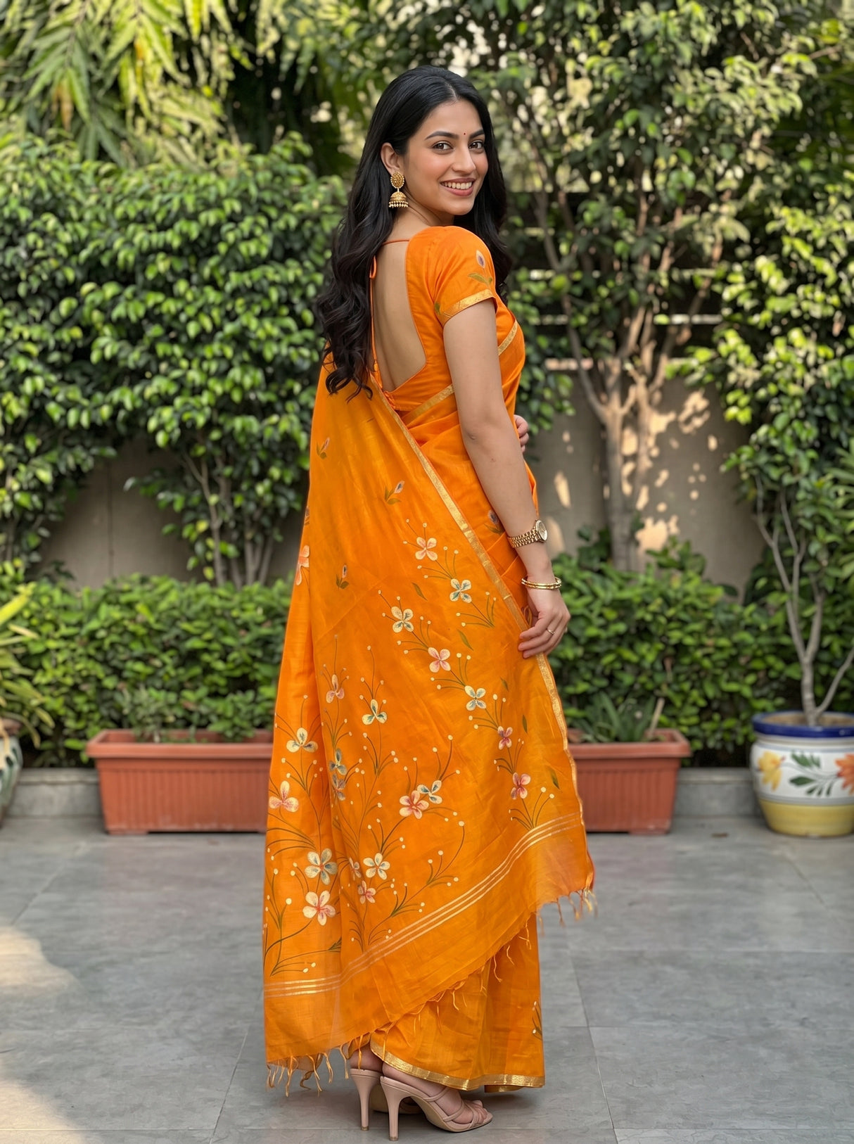 MIMOSA Saree Saree — pose 7 styling detail