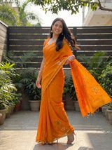 MIMOSA Saree Saree — pose 9 styling detail