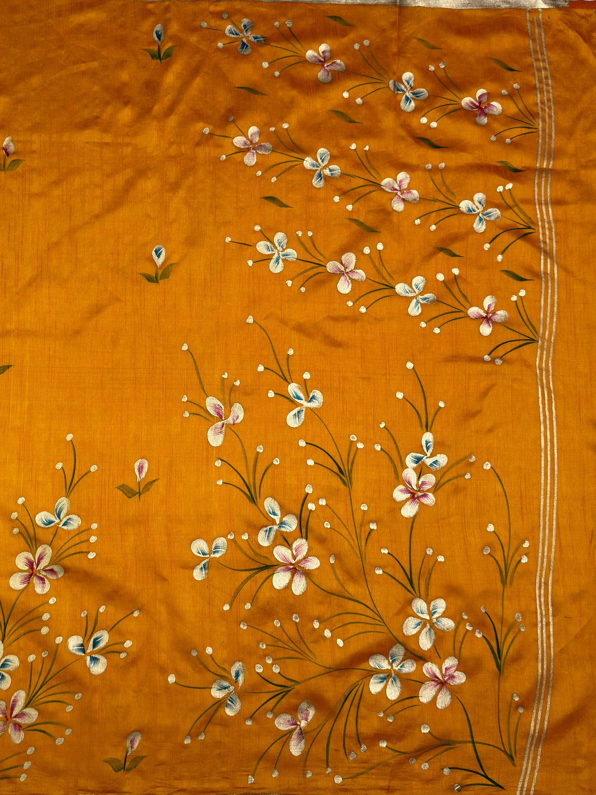MIMOSA Saree Saree — pallu and zari work detail