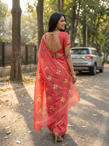 MIMOSA Saree Saree — pose 2 styling detail