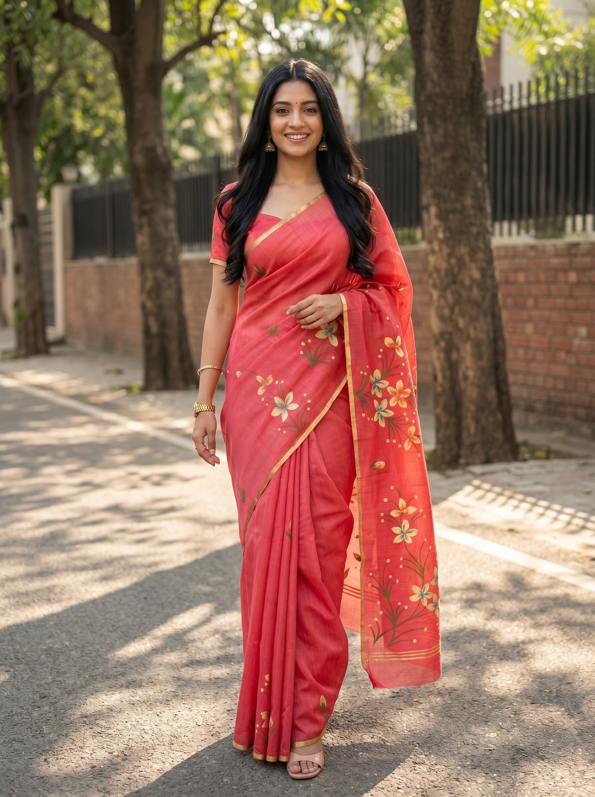 MIMOSA Saree Saree — pose 6 styling detail