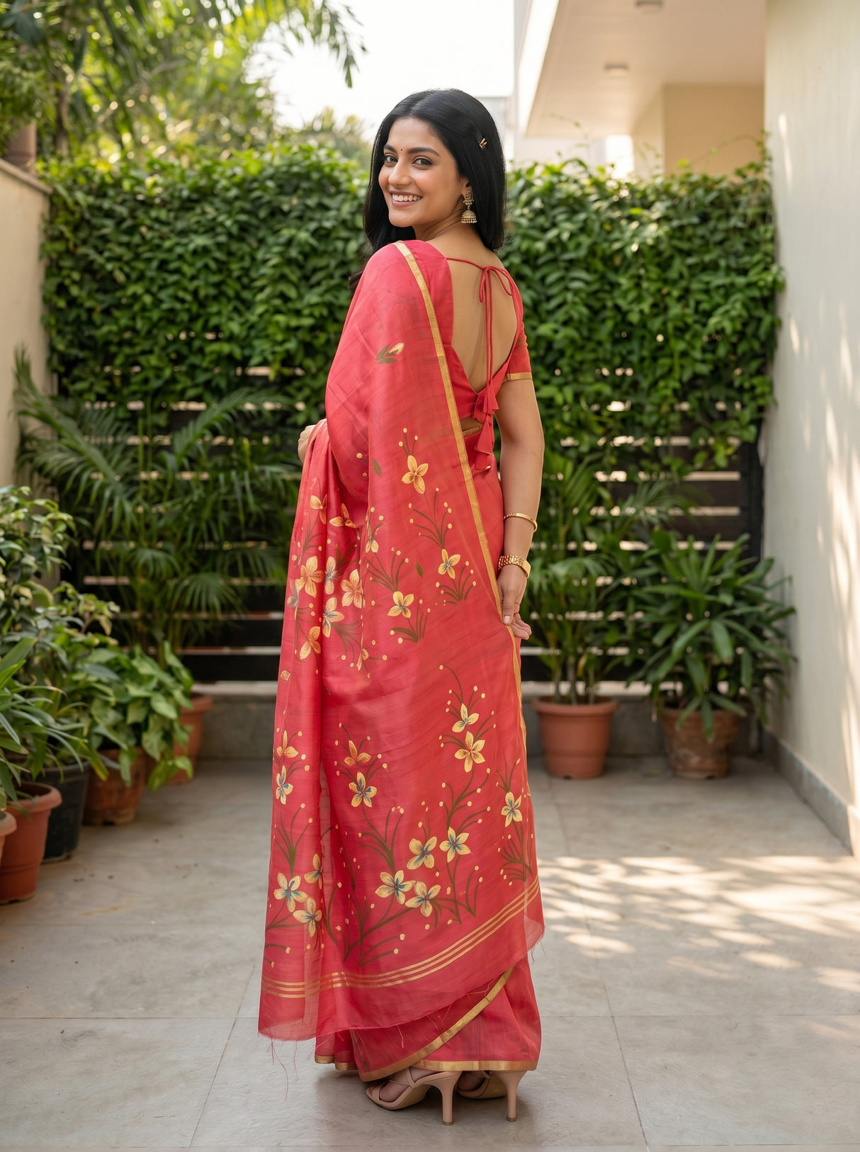 MIMOSA Saree Saree — pose 7 styling detail