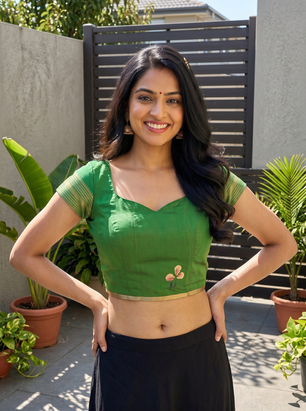 MIMOSA Saree Saree — blouse close-up