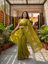 MIMOSA Saree Saree — pose 4 styling detail