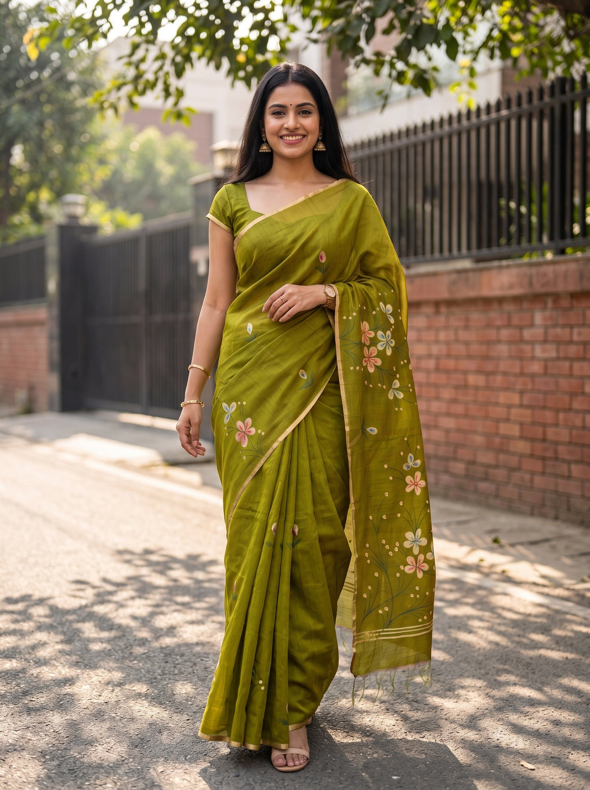 MIMOSA Saree Saree — pose 6 styling detail