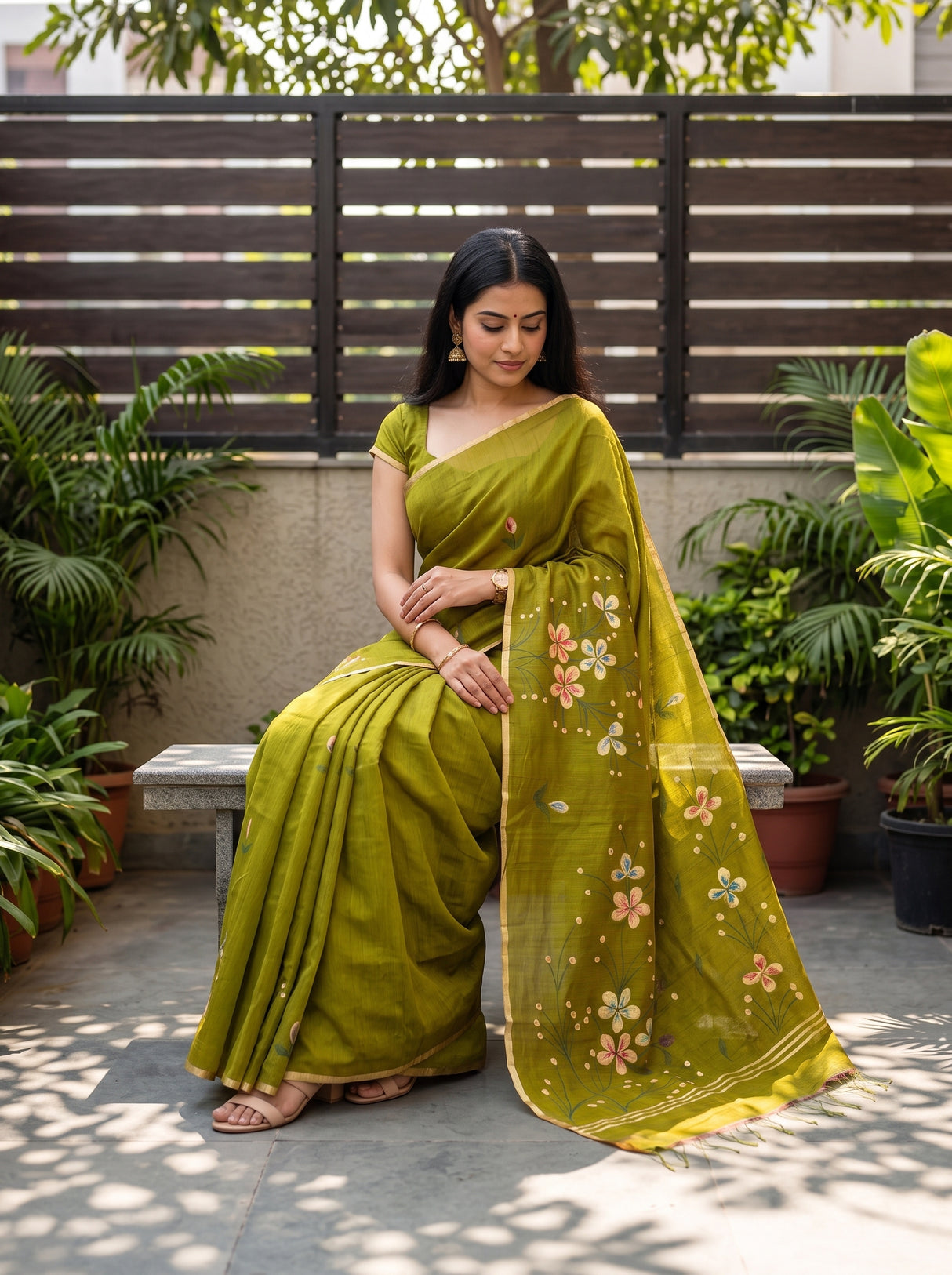 MIMOSA Saree Saree — pose 8 styling detail