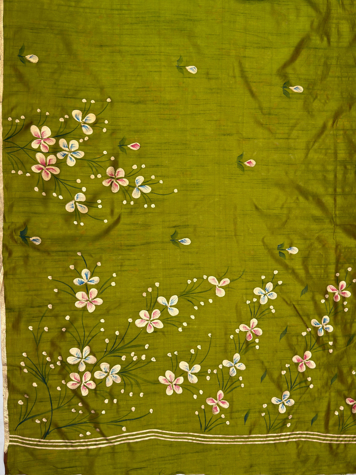 MIMOSA Saree Saree — pallu and zari work detail