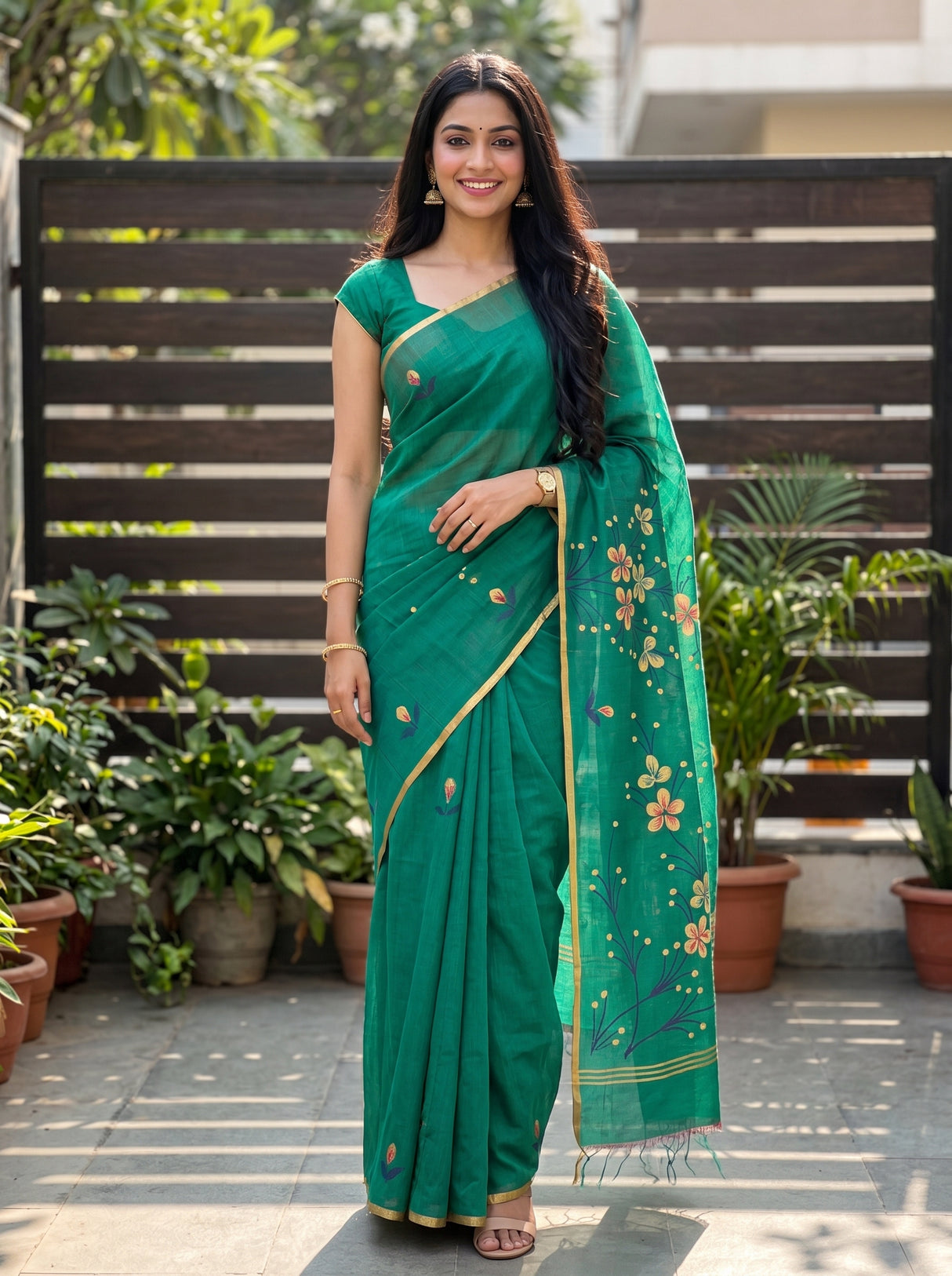 MIMOSA Saree Saree — front view on mannequin