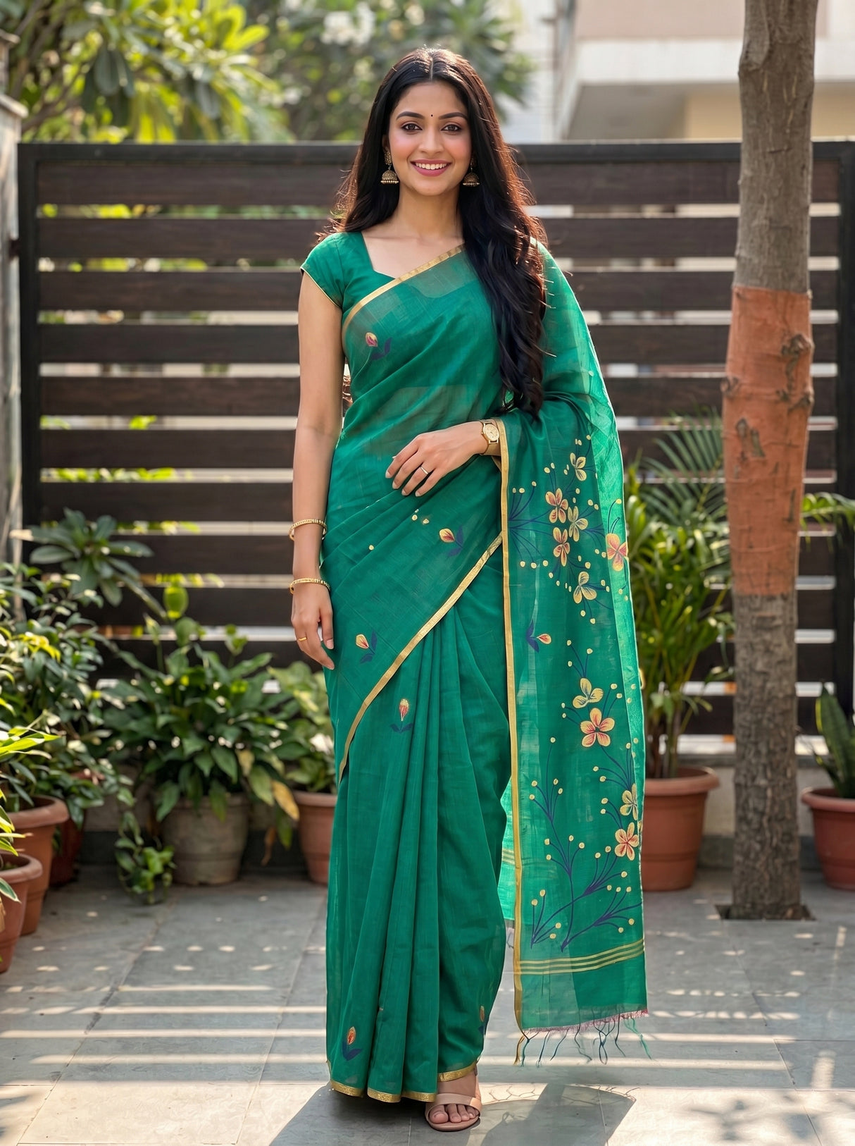 MIMOSA Saree Saree — pose 10 styling detail
