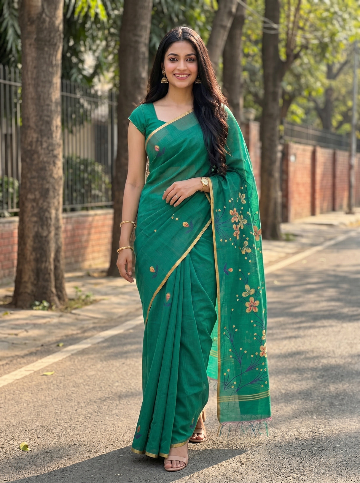 MIMOSA Saree Saree — pose 6 styling detail
