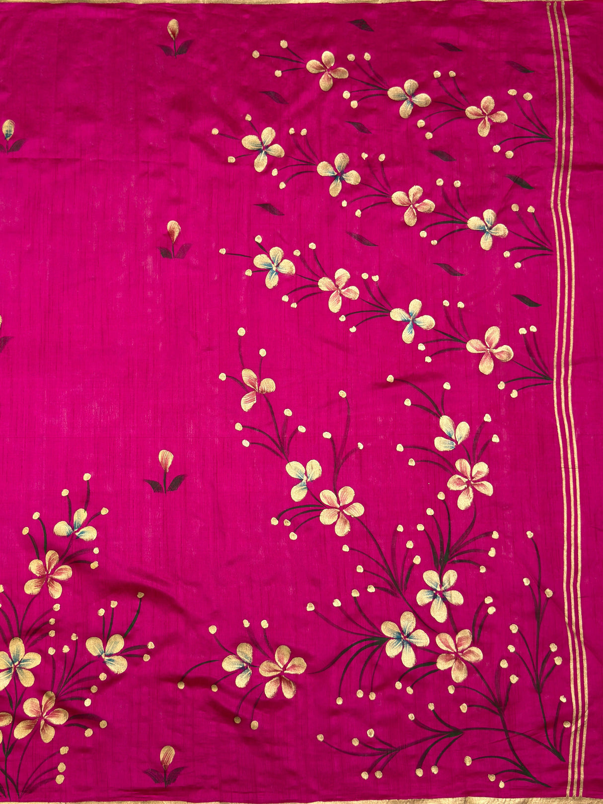 MIMOSA Saree Saree — pallu and zari work detail