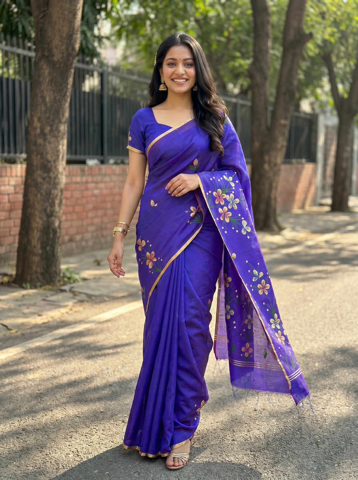 MIMOSA Saree Saree — pose 6 styling detail