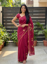 MIMOSA Saree Saree — pose 4 styling detail