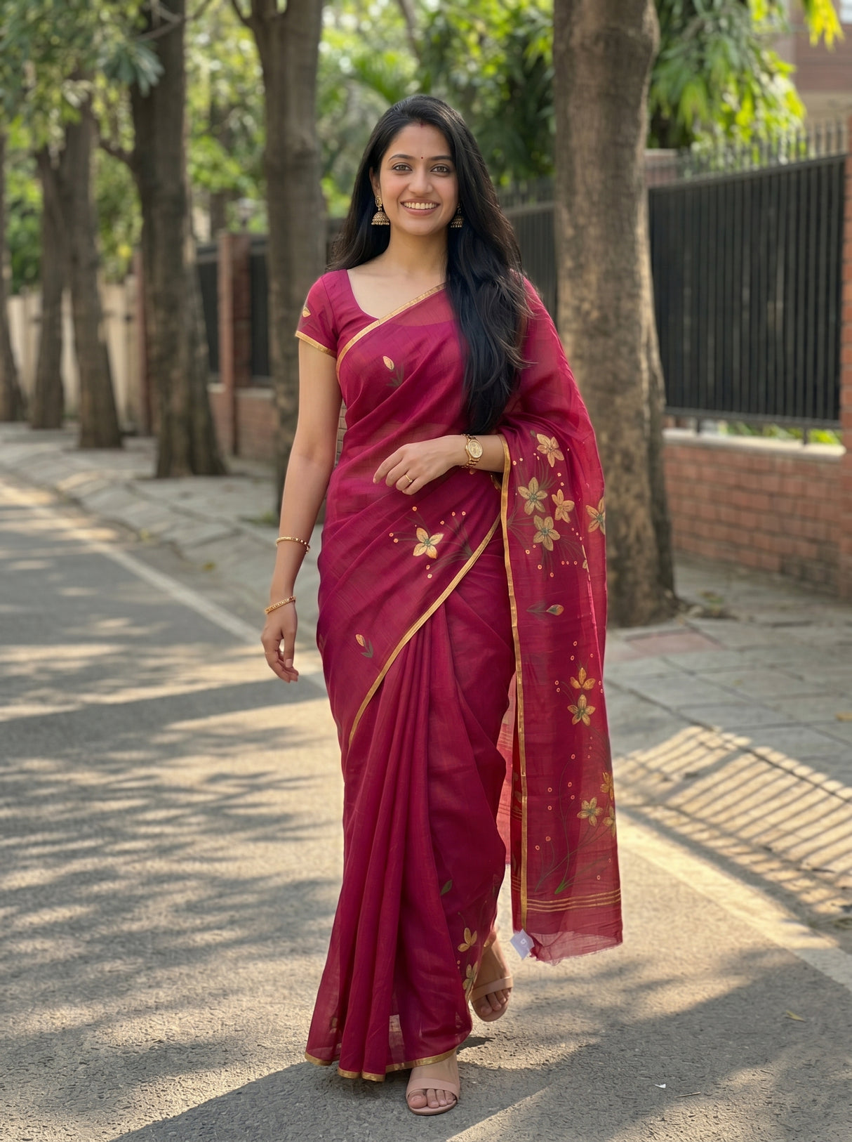 MIMOSA Saree Saree — pose 6 styling detail