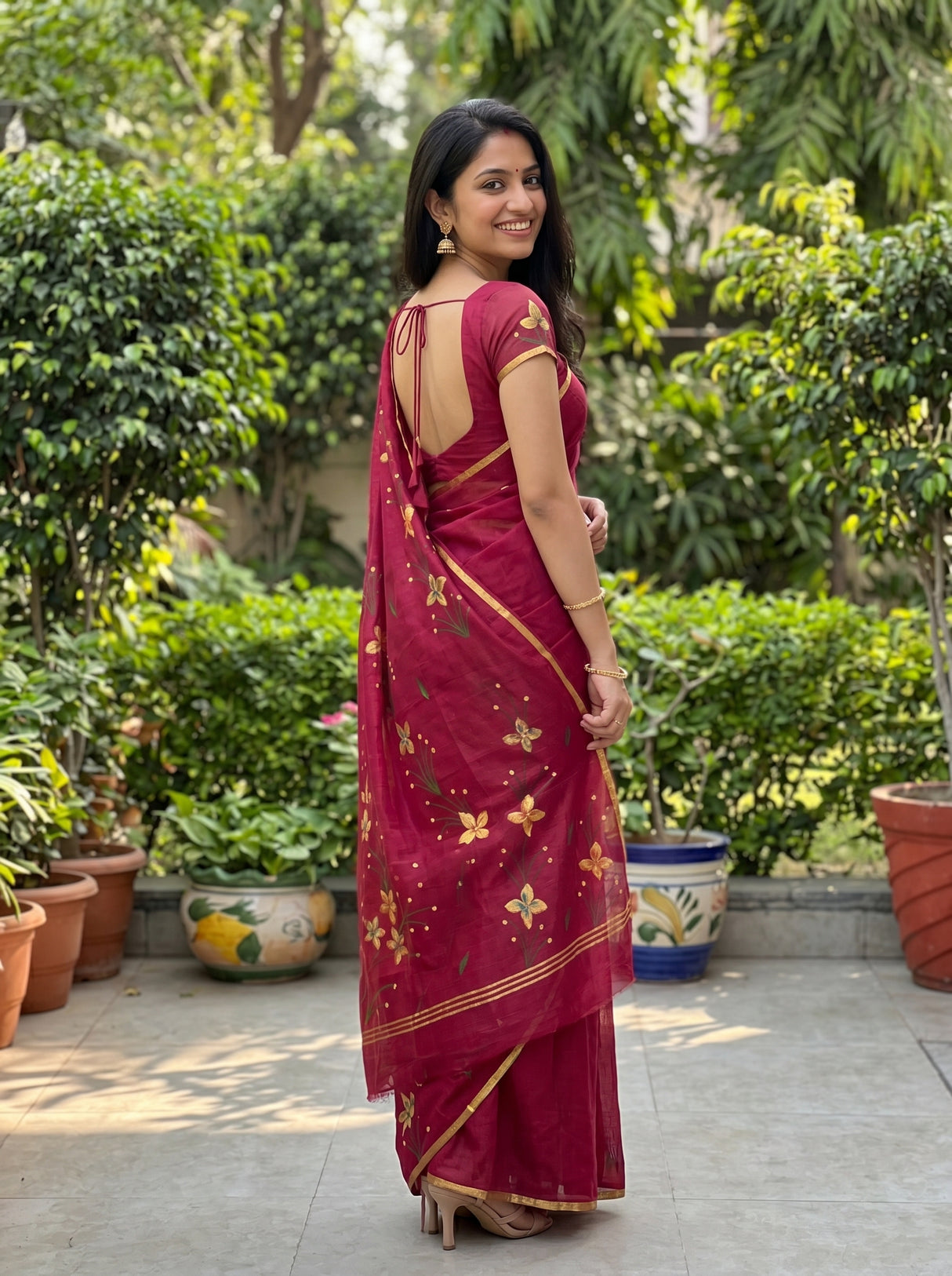 MIMOSA Saree Saree — pose 7 styling detail