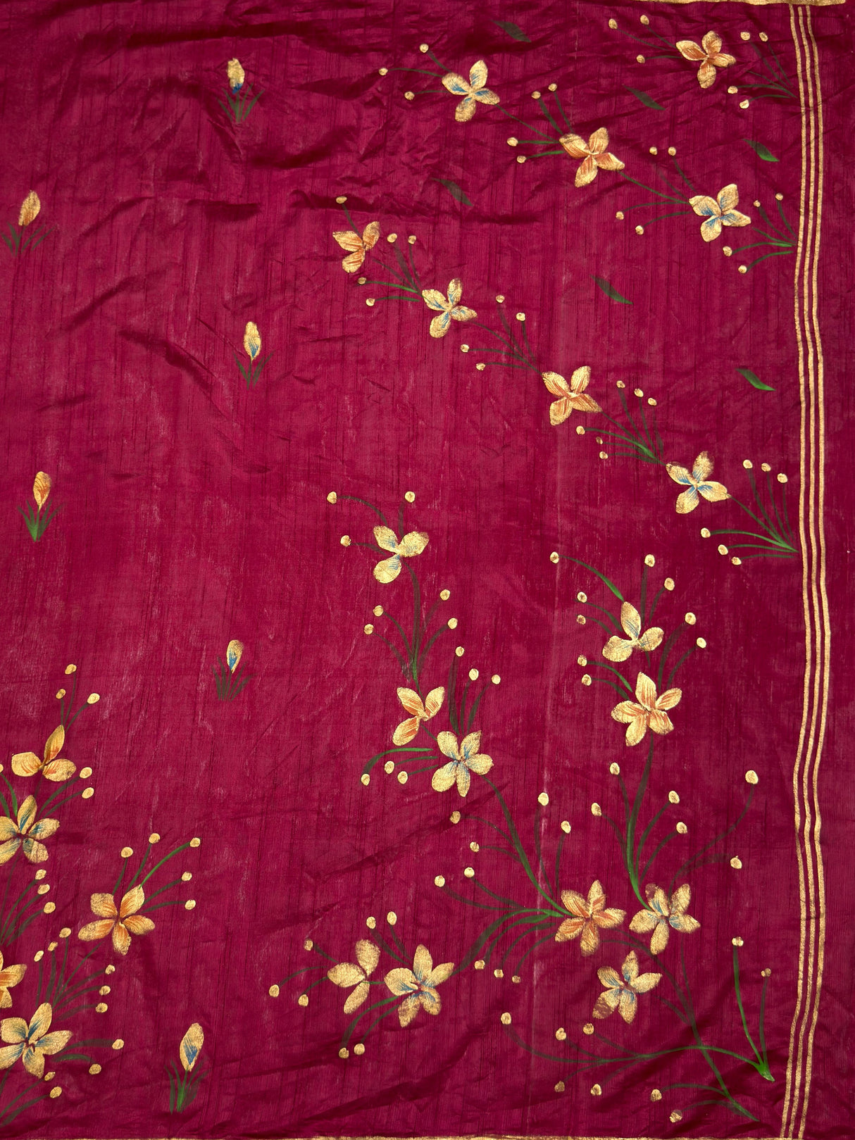 MIMOSA Saree Saree — pallu and zari work detail