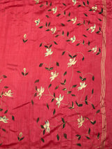 MIMOSA Gajari Banarasi Art Silk Saree — pallu and zari work detail