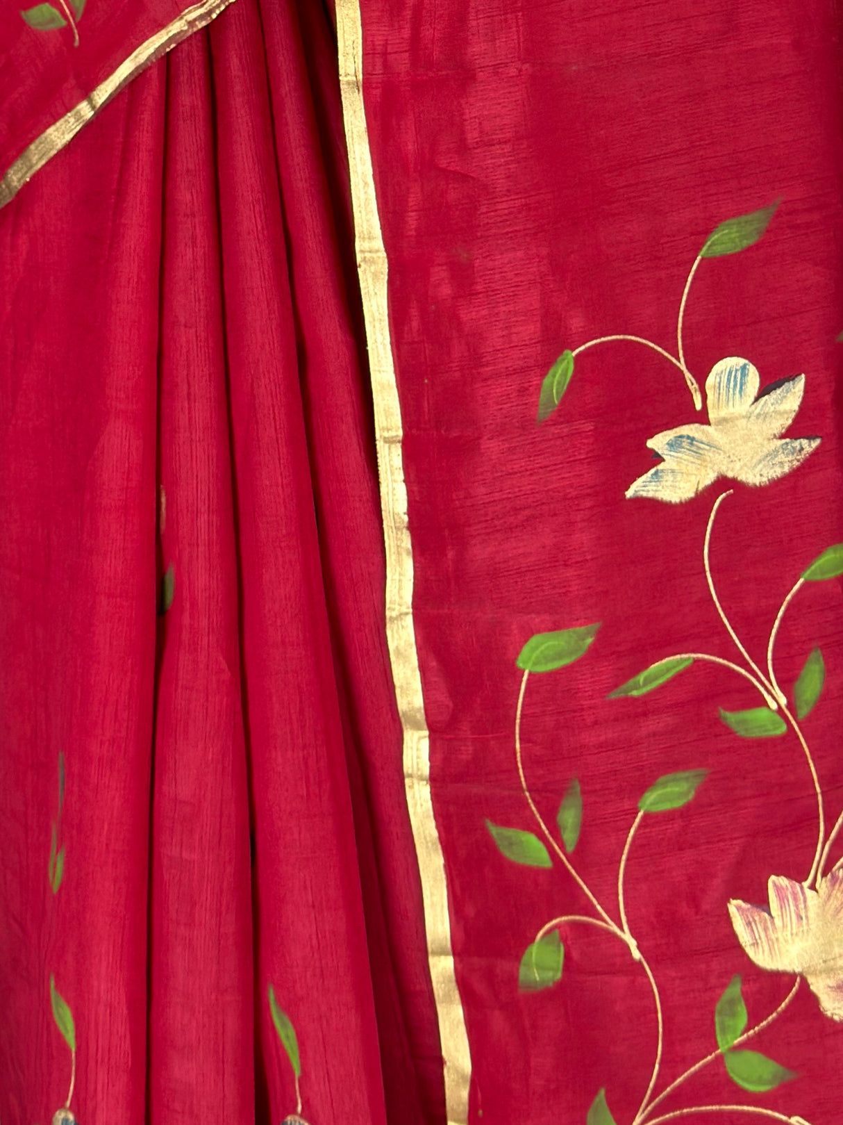 MIMOSA Maroon Banarasi Art Silk Saree — fleets shot full lifestyle