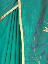 MIMOSA Rama Banarasi Art Silk Saree — fleets shot full lifestyle