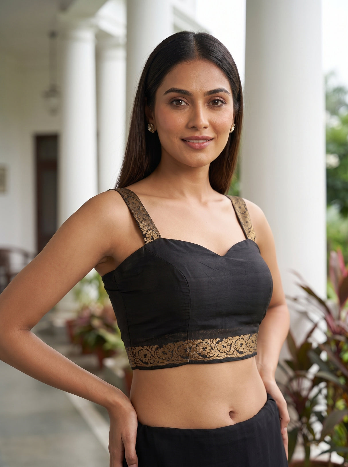 MIMOSA Saree Saree — blouse close-up