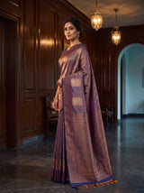 MIMOSA Grey Saree Saree — pose 3 styling detail