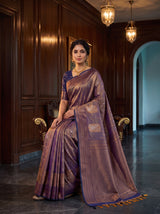 MIMOSA Grey Saree Saree — pose 8 styling detail