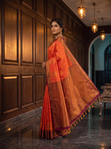 MIMOSA Mustard Saree Saree — pose 4 styling detail