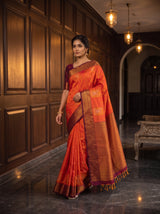 MIMOSA Mustard Saree Saree — pose 7 styling detail