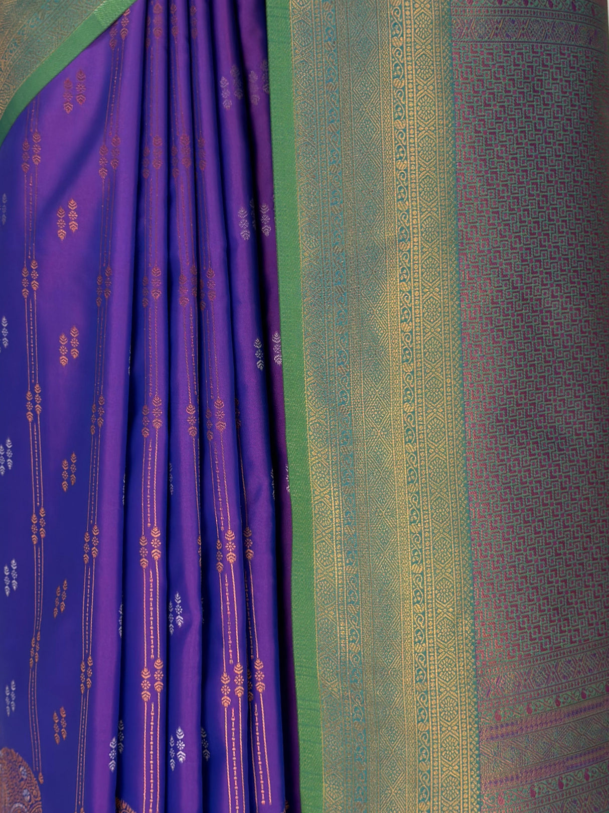 MIMOSA Purple Saree Saree — fleets shot full lifestyle