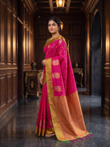 MIMOSA Rani Saree Saree — pose 3 styling detail